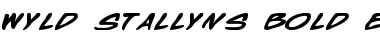 Download Wyld Stallyns Bold Extended Bold Extended Font Title Preview