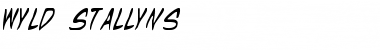 Download Wyld Stallyns Regular Font Title Preview