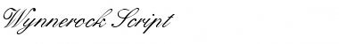 Download WynnerockScript-Medium Regular Font Title Preview