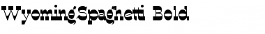 Download WyomingSpaghetti Bold Font Title Preview