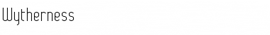 Download Wytherness Regular Font Title Preview