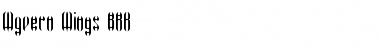 Download Wyvern Wings BRK Normal Font Title Preview
