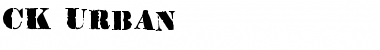 Download CK Urban Regular Font Title Preview