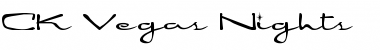 Download CK Vegas Nights Regular Font Title Preview