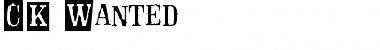 Download CK Wanted Regular Font Title Preview