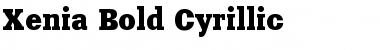 Download Xenia Bold Cyrillic Font
