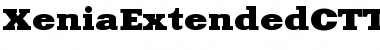 Download XeniaExtendedCTT Bold Font