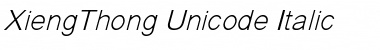 Download XiengThong Unicode Italic Font