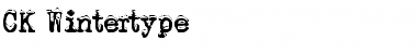 Download CK Wintertype Regular Font Title Preview