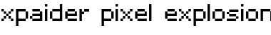 Download xpaider pixel explosion 02 Regular Font