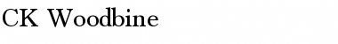 Download CK Woodbine Regular Font Title Preview