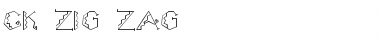 Download CK Zig Zag Regular Font Title Preview