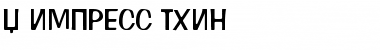 Download X_Impress Thin Font