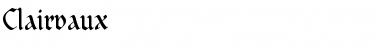 Download Clairvaux Roman Font Title Preview