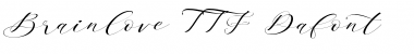 Download Brainlove Regular Font Title Preview