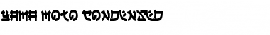 Download Yama Moto Condensed Condensed Font