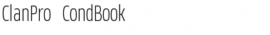 Download ClanPro-CondBook ClanPro-CondBook Font Title Preview