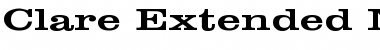 Download Clare Extended Normal Font Title Preview