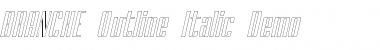Download BRANCHE Outline Italic Font Title Preview