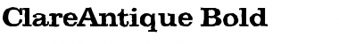 Download ClareAntique Bold Font Title Preview