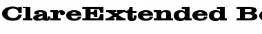 Download ClareExtended Bold Font Title Preview