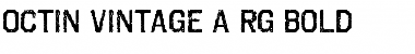 Download Octin Vintage A Bold Font Title Preview