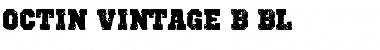 Download Octin Vintage B Black Font Title Preview