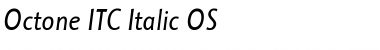 Download Octone ITC Italic Font