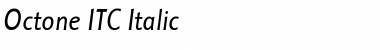 Download Octone ITC Italic Font