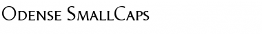 Download Odense SmallCaps Regular Font