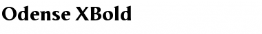 Download Odense XBold Regular Font