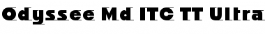 Download Odyssee Md ITC TT Ultra Font Title Preview