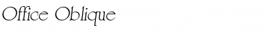 Download Office Oblique Font Title Preview