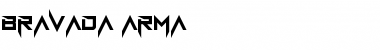 Download BravAda Arma Regular Font Title Preview