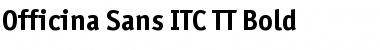 Download Officina Sans ITC TT Bold Font
