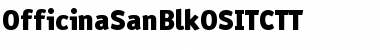 Download OfficinaSanBlkOSITCTT Black Font