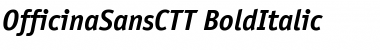 Download OfficinaSansCTT BoldItalic Font