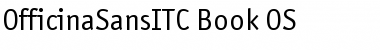 Download OfficinaSansITC Regular Font Title Preview