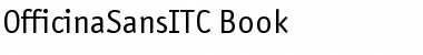 Download OfficinaSansITC Regular Font Title Preview