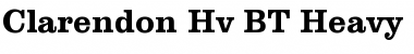 Download Clarendon Hv BT Heavy Font Title Preview