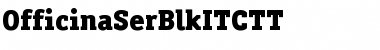 Download OfficinaSerBlkITCTT Black Font Title Preview