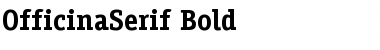 Download OfficinaSerif Bold Font Title Preview