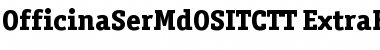 Download OfficinaSerOSITCTT ExtraBold Font Title Preview