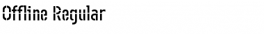 Download Offline-Regular Regular Font Title Preview