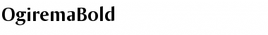 Download Ogirema Bold Font Title Preview