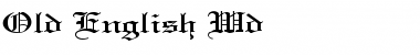 Download Old English Wd Regular Font Title Preview