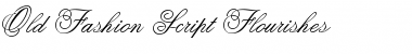 Download Old Fashion Script Flourishes Regular Font Title Preview