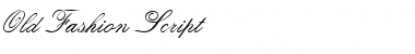Download Old Fashion Script Regular Font Title Preview