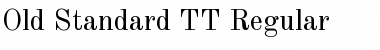 Download Old Standard TT Font
