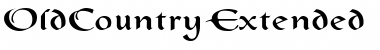 Download OldCountryExtended Regular Font Title Preview